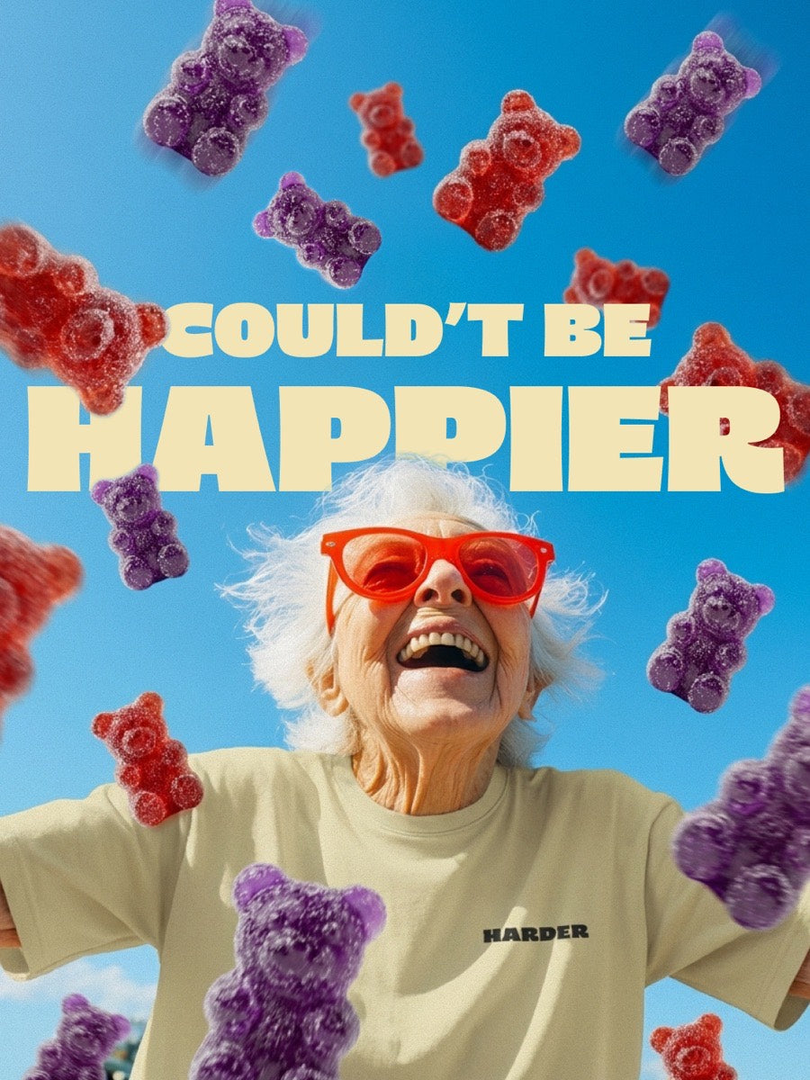 HARDER customer with Day and Night gummies