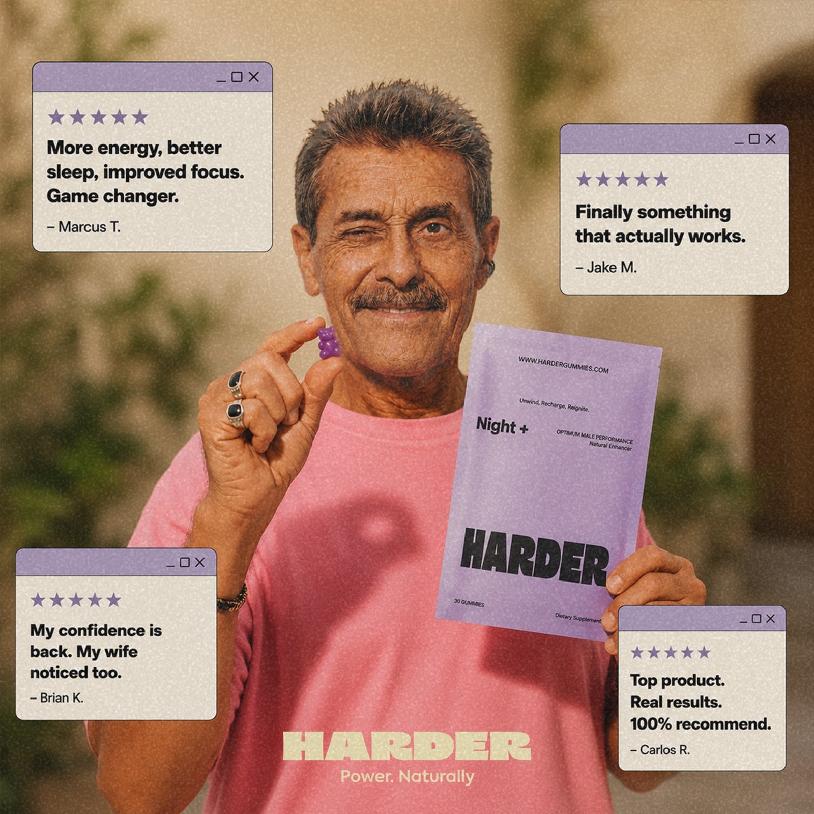 Harder Male Performance Gummies Kit